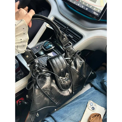 Bolsa de Ombro Feminina Gótica