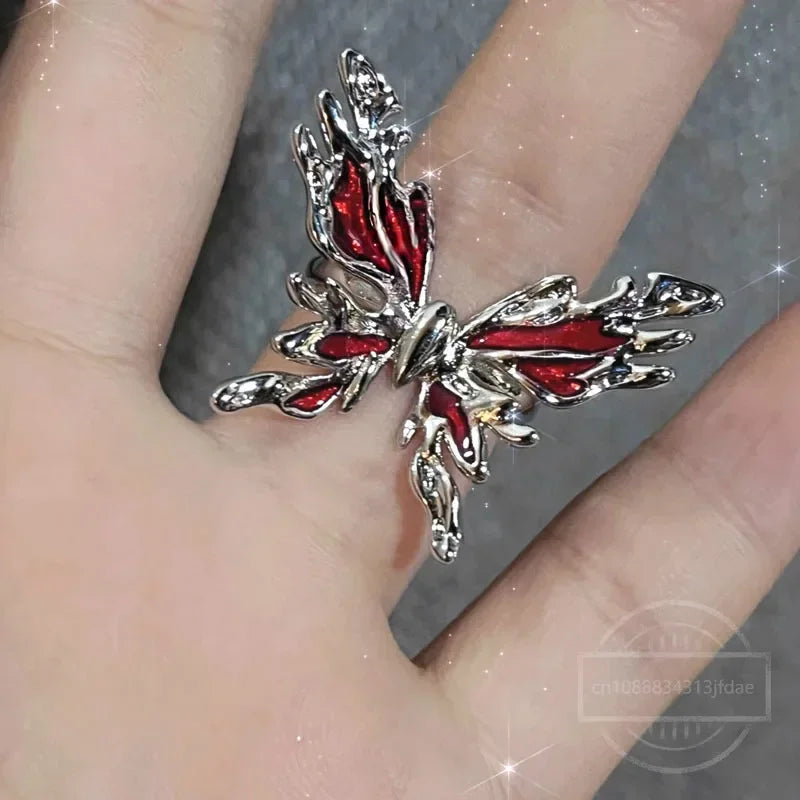 Anel Gótico com Cristal