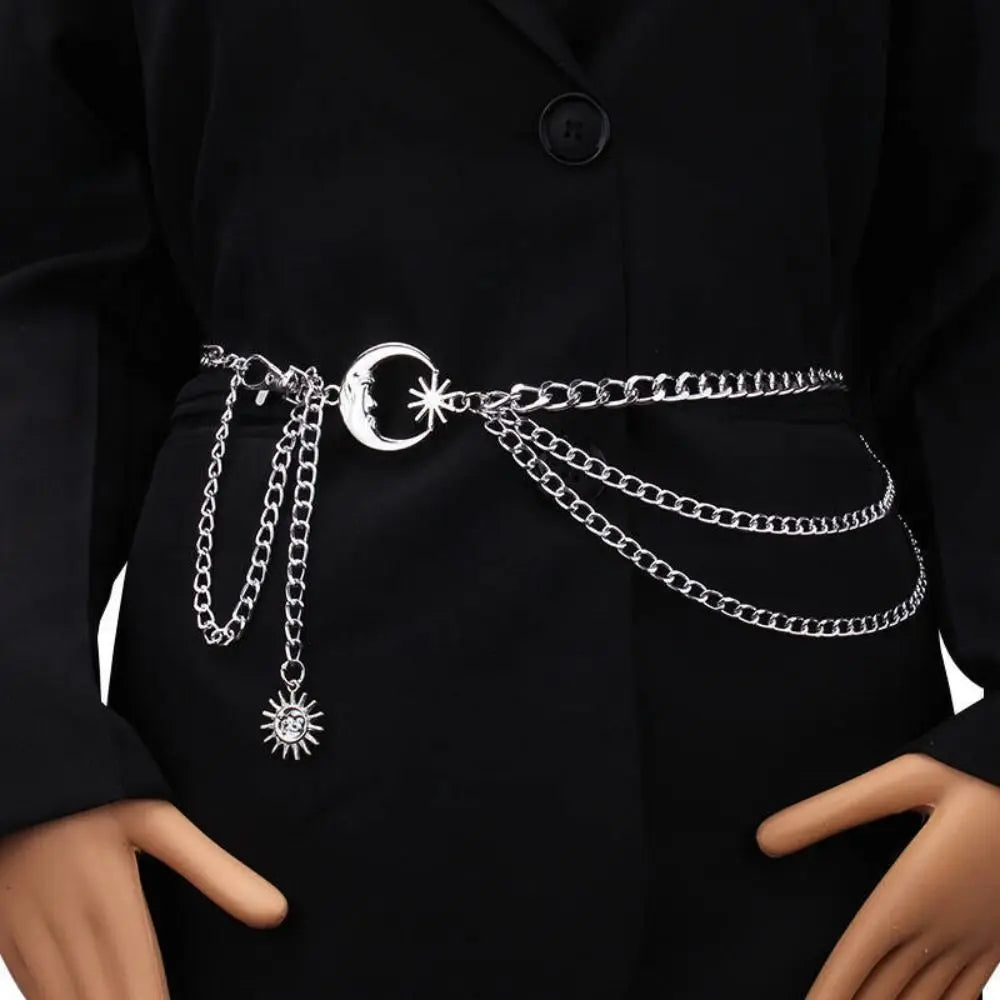 Corrente de Cintura  Estilo Hippie em Metal